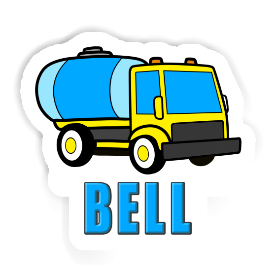 Sticker Bell Water Truck Gift package Image