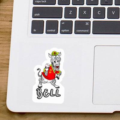 Joueur de baseball Autocollant Bell Notebook Joueur de baseball Autocollant Bell Notebook Image