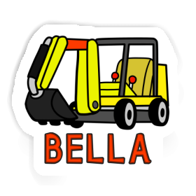 Mini-Excavator Sticker Bella Image