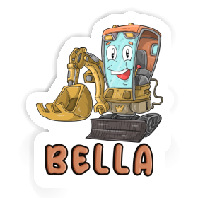 Sticker Excavator Bella Image