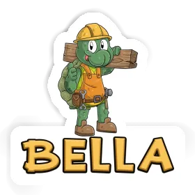 Sticker Bella Construction worker Image