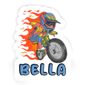 Freeride Biker Sticker Bella Image