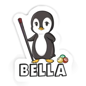 Sticker Billiards Player Bella Image