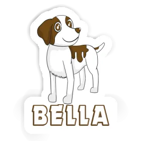 Bretagne Hund Aufkleber Bella Image