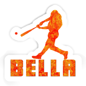 Aufkleber Baseballspieler Bella Image