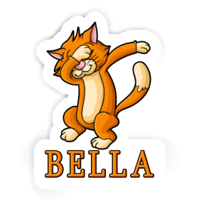 Dabbing Cat Sticker Bella Image