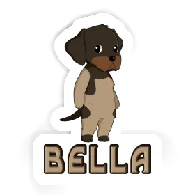 Aufkleber Deutsch Drahthaar Bella Image