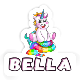 Bébé licorne Autocollant Bella Image