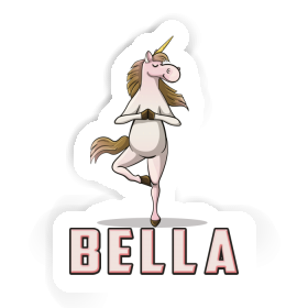 Sticker Yoga Unicorn Bella Image