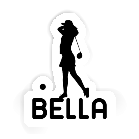 Sticker Golfer Bella Image