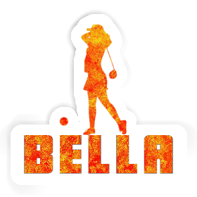 Bella Sticker Golfer Image