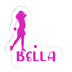 Sticker Bella Golfer Image