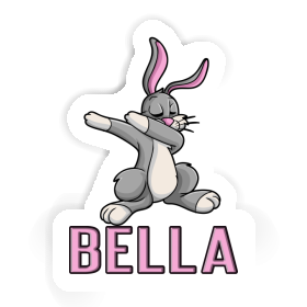 Sticker Dabbing Rabbit Bella Image