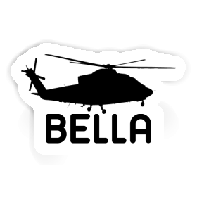 Sticker Bella Helicopter Image