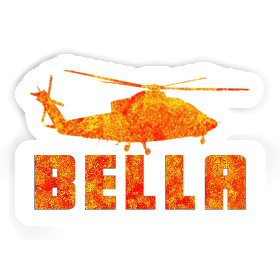 Sticker Bella Helicopter Image