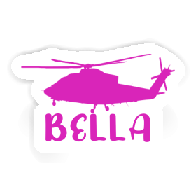 Sticker Bella Helicopter Image