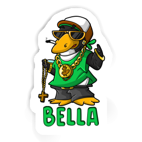 Sticker Bella Hip Hop Penguin Image