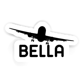 Bella Sticker Airplane Image