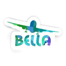 Bella Sticker Airplane Image