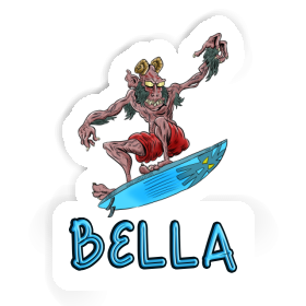 Surfer Aufkleber Bella Image