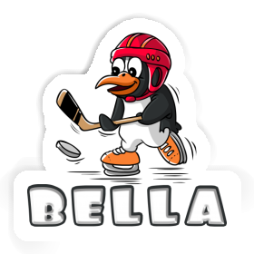 Aufkleber Eishockey-Pinguin Bella Image