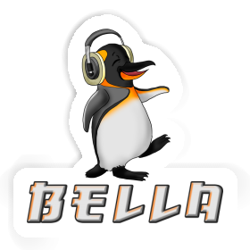 Sticker Bella Music Penguin Image