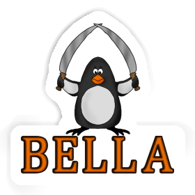 Sticker Fighting Penguin Bella Image