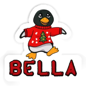 Sticker Bella Christmas Penguin Image