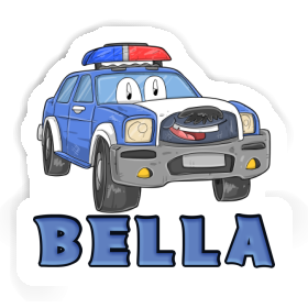 Police Car Sticker Bella Image