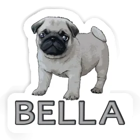 Bella Sticker Pug Image