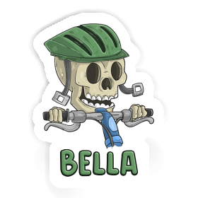 Bella Sticker Bicycle Rider Image