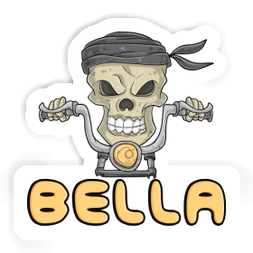 Sticker Bella Motorbike Rider Image