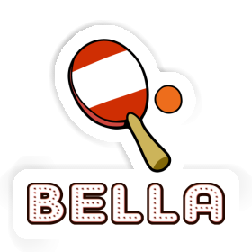 Bella Sticker Table Tennis Racket Image