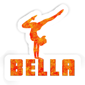 Yoga Woman Sticker Bella Image