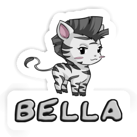 Zebra Sticker Bella Image