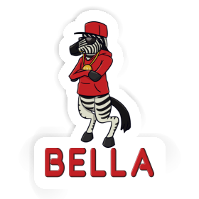 Zebra Sticker Bella Image