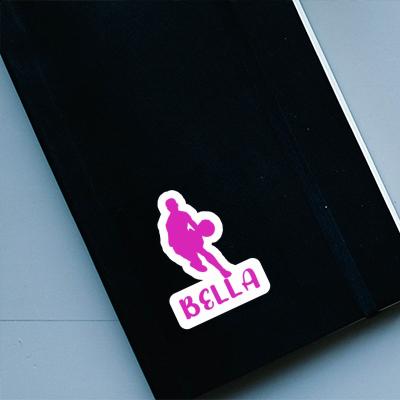 Bella Aufkleber Basketballspieler Notebook Image