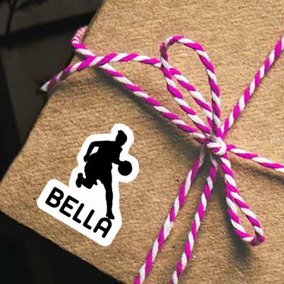 Sticker Basketballspielerin Bella Laptop Image