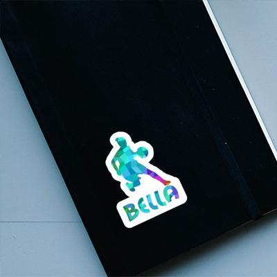 Sticker Basketballspielerin Bella Notebook Image