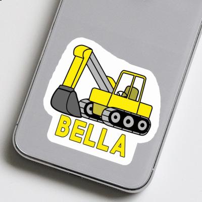 Excavator Sticker Bella Laptop Image