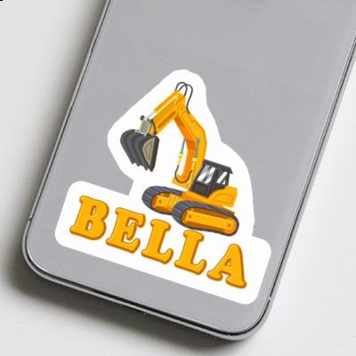 Aufkleber Bagger Bella Laptop Image