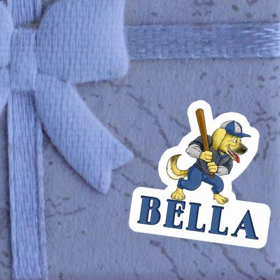 Bella Sticker Baseball-Hund Image