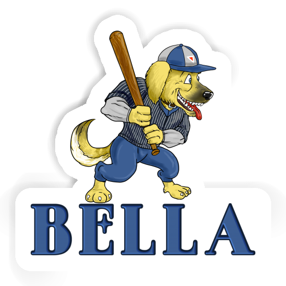 Bella Sticker Baseball-Hund Gift package Image