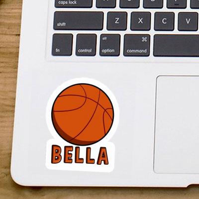 Sticker Basketball Bella Laptop Image