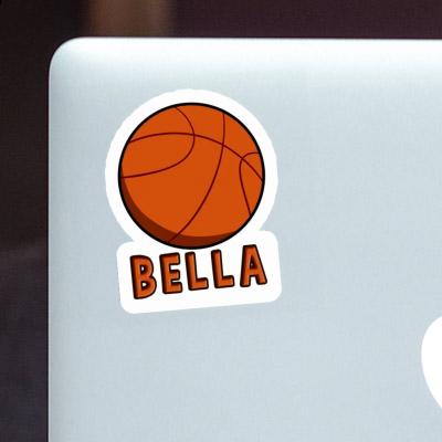 Sticker Basketball Bella Laptop Image