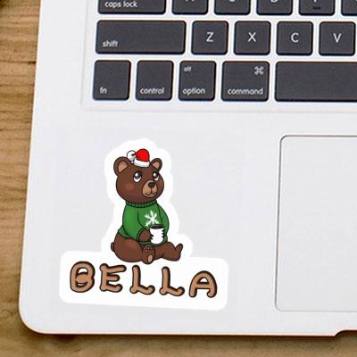 Christmas Bear Sticker Bella Gift package Image