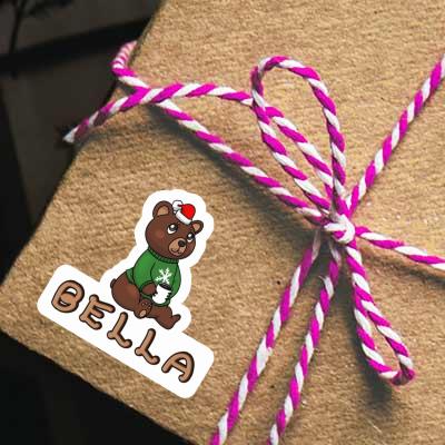 Christmas Bear Sticker Bella Gift package Image