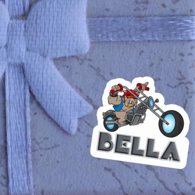 Bella Sticker Biker Laptop Image