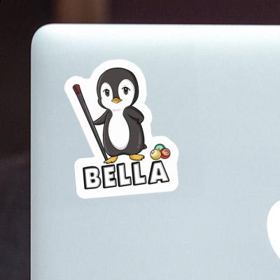 Sticker Billiards Player Bella Notebook Image