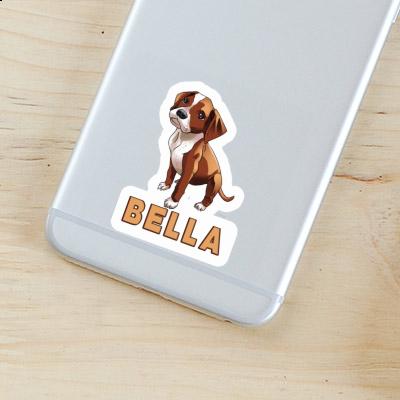 Sticker Boxerhund Bella Gift package Image